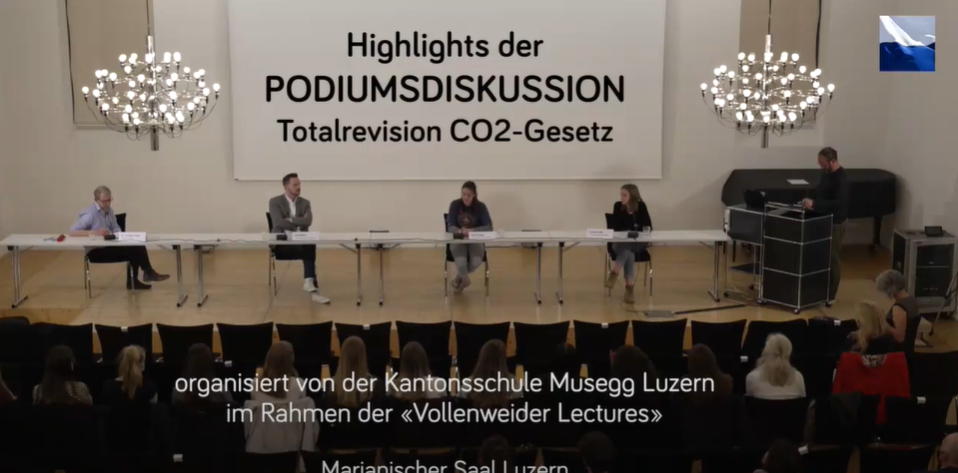 Kanti Musegg Vollenweider Lectures: Totalrevision des CO2-Gesetzes